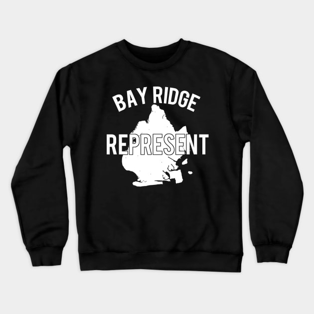 Bay Ridge Brooklyn Crewneck Sweatshirt by PopCultureShirts